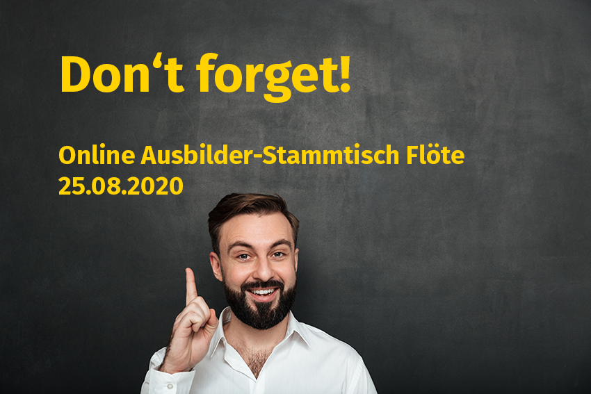 Reminder Ausbilder-Stammtisch Flöte Volksmusikerbund NRW