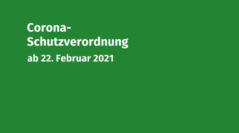 Coronaschutzverordnung 22-02-2021 Volksmusikerbund NRW
