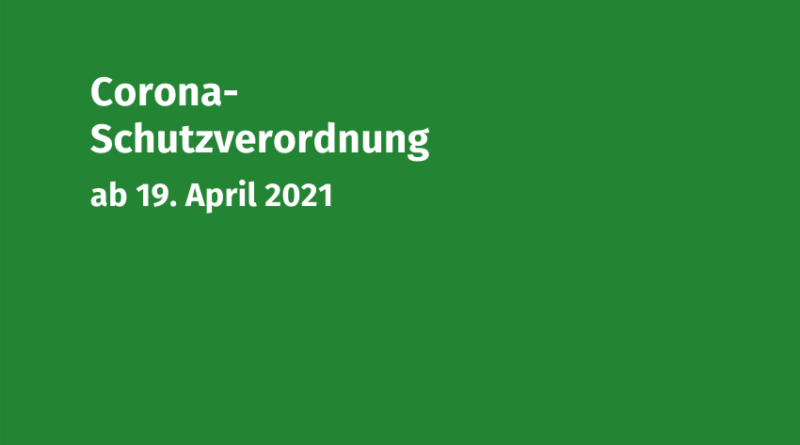 Coronaschutzverordnung 19-04-2021 Volksmusikerbund NRW