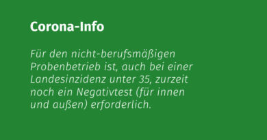 Coronaschutzverordnung Corona-Info Probenbetrieb Volksmusikerbund NRW Volksmusikerbund NRW