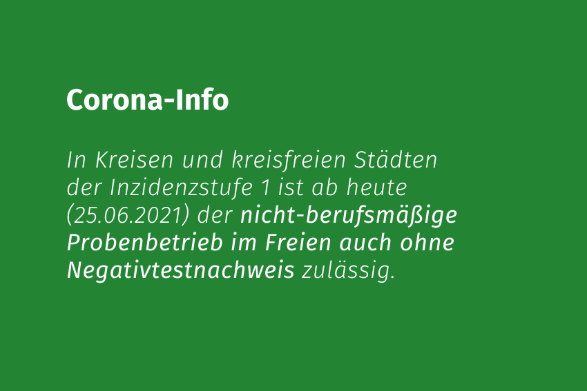 Coronaschutzverordnung Corona-Info Probenbetrieb Volksmusikerbund NRW Volksmusikerbund NRW