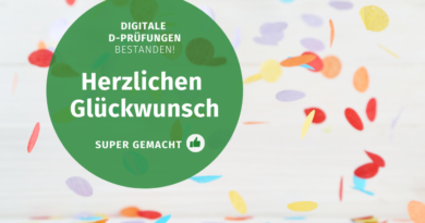 Gratulation Digitale D-Pruefungen Volksmusikerbund NRW