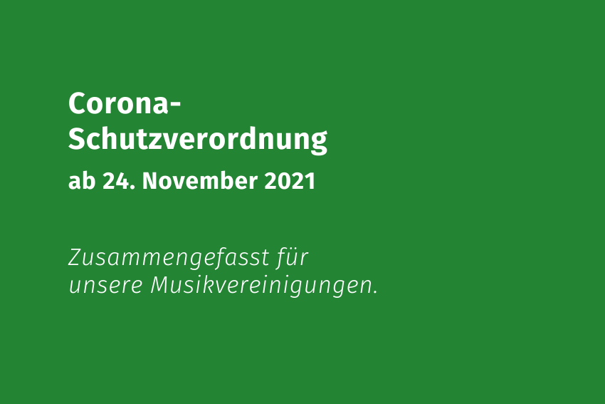 Coronaschutzverordnung 29.10.2021 VMB NRW Volksmusikerbund NRW