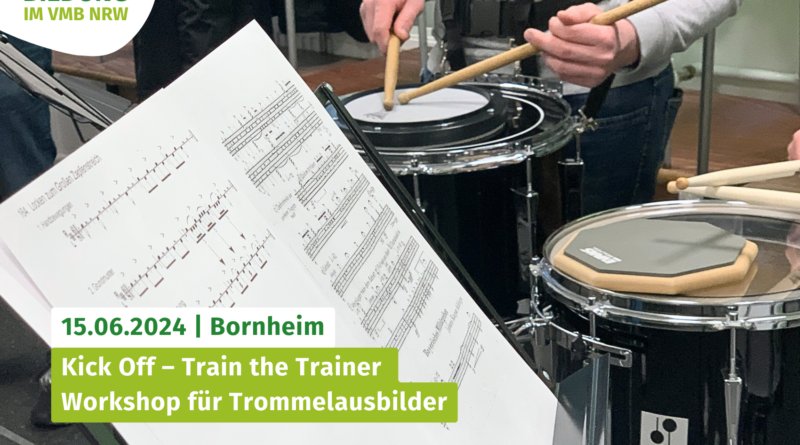 Trommelausbilder Workshop Kickoff-Meeting Train the trainer Volksmusikerbund NRW NEWS